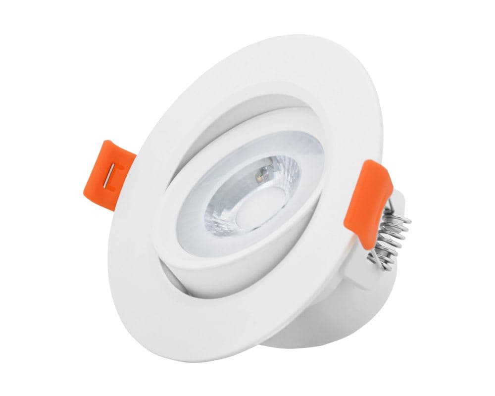 علبة 10 لمبات LED سبوت متحرك TORNADO قدرة 6 واط ضوء أصفر دافئ – SMW-W06H